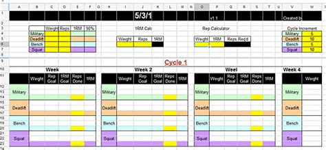 1 1 reps|1 1 rep spreadsheet.